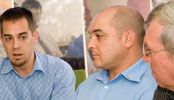 Chris Havinga, MD, IP Video Solutions, Philip Smerkovitz, MD, TeleEye (South Africa), Jan de Beer, senior executive, MultiVid